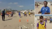 Gazze'de Spor Altyapısı Tamamen Yok Oldu, Çocuklar Enkazda Futbol Oynuyor