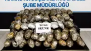 Hakkari'de 58 kilo skunk ele geçirildi, 3 gözaltı