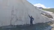 Hakkari'de Haziran Ayında 5 Metrelik Kar Sürprizi