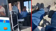 Hatay'da engelliye yardım etmeyen otobüs şoförü cezasız kalmadı