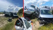 Isparta'da feci kafa kafaya çarpışma: 1 ölü, 5 yaralı