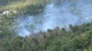 Kaş İlçesinde Ormanlık Alanda Yangın Çıktı