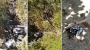 Kastamonu'da Cide'de Evin Bahçesine 200 Kiloluk İHA Düştü