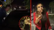 Kayseri'de 10 aylık bebeğini arabada unutan anne gazetecilere saldırdı