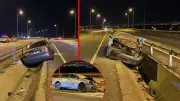 Kayseri'de feci kaza: Otomobile arkadan çarpıp refüje saplandı, 3 yaşındaki bebek yaralandı