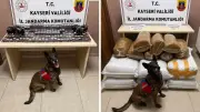 Kayseri'de Jandarmadan Kaçak Operasyonu: 450 Paket Sigara ve Uyuşturucu Ele Geçirildi