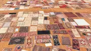 Kök Boyalı Halılar Güneşte Renkleniyor, İhracata Hazırlanıyor