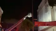 Küçükçekmece'de kız öğrenci yurdunda yangın paniği