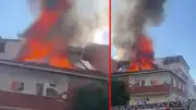 Kocaeli'de 3 katlı binada yangın: Çatı katı kullanılamaz hale geldi