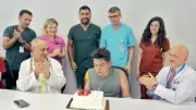 Komadan Çıkan Genç, Hastanede Doğum Günü Sürpriziyle Kutlandı