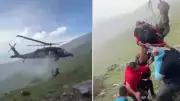 Malatya'da mantar toplarken kalp krizi geçiren adam askeri helikopterle kurtarıldı