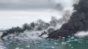 Manta Balıkçı İskelesi'nde Çıkan Yangında 2 Kişi Yaralandı, 35 Tekne Zarar Gördü