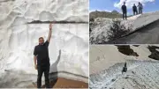 Mereto Dağı'nda 4 Metreyi Aşan Karla Mücadele Sürüyor
