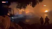 Mersin Silifke'de Teknede Çıkan Yangın 6 Tekneyi Kullanılamaz Hale Getirdi
