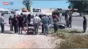 Mersin'de otomobil ile hafif ticari araç çarpıştı: 6 yaralı