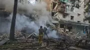 Moskova'da 84 İHA Vuruldu, Tula'da Çok Katlı Binaya İsabet