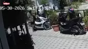 Muğla'da motosiklet hırsızlığı güvenlik kamerasına yansıdı