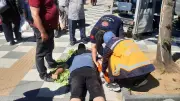 Muratlı'da Semt Pazarı Girişinde Düşen Vatandaş Yaralandı