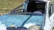 Muş'tan taziye için yola çıkan aile şarampole devrildi: 3 yaralı