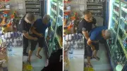 Polis memuru Heimlich manevrasıyla bakkalın hayatını kurtardı