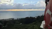 Rize'de sağanak sonrası denizde hortum oluştu: Üç ilçeden görüldü