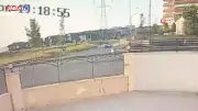 Sivas'ta kontrolden çıkan otomobil 5 aracı teğet geçti, duvara çarptı