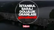 İstanbul Baraj Doluluk Oranı Yüzde 70,62 Oldu! İSKİ Verileri Açıklandı