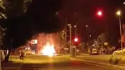 Tekirdağ'da Otomobil Alev Aldı: Kullanılamaz Hale Geldi