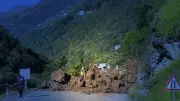 Trabzon-Bayburt Karayolu Heyelan Sonrası Ulaşıma Açıldı
