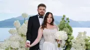 Trabzonsporlu Arseniy Batagov, Elizaveta Zolotova ile Como Gölü'nde evlendi