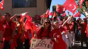 Türk taraftarlar San Francisco'da Paraguay maçı öncesi heyecanla bekliyor