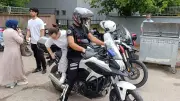 YKS TYT sınavında şaşkınlık: Yanlış okula gelen aday polis motosikletiyle sınava yetişti