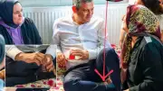 Özgür Özel'in çorabındaki detay dikkat çekti