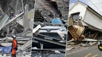 10 yıl sonra kabus tekrarladı: Kumamoto'da 7.1 büyüklüğünde deprem en az 28 can aldı
