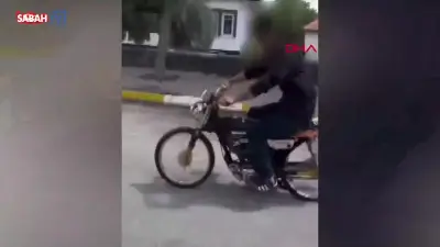 Aksaray'da motosiklet şovu yapan 4 sürücüye 300 bin TL ceza