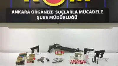 Ankara'da suç örgütlerine dev operasyon: 55 şüpheli tutuklandı