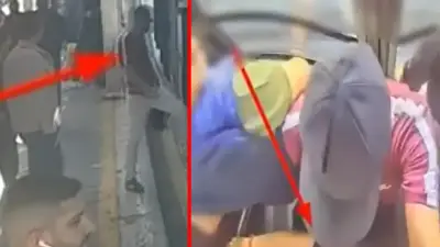 Avcılar'da metrobüste akıllara durgunluk veren yankesicilik anı kamerada
