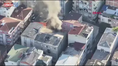 Bağcılar'da annesinden para alamayan şüpheli evi ateşe verdi