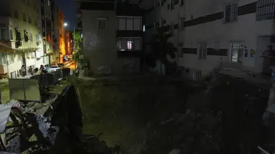 Bahçelievler'de 6 katlı bina inşaat nedeniyle tahliye edildi