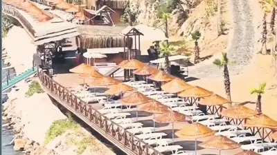 Bakanlığın Bodrum'daki Halk Plajında Lahmacun 125 TL, Giriş Ücretsiz