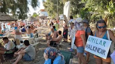 Bodrum'da kıyılardan eşit ve özgürce yararlanma hakkı eylemi