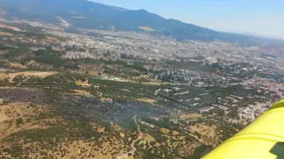 Bornova'daki Orman Yangını Kontrol Altına Alındı