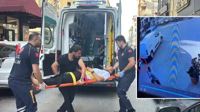 Bursa Orhangazi'de husumetli iki genç arasında sokak ortasında silahlı kavga