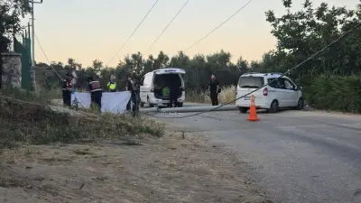 Bursa'da Kazayı Görüp Yardım Ederken Yüksek Gerilim Hattına Kapıldı: 1 Ölü