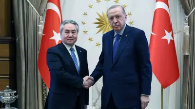 Cumhurbaşkanı Erdoğan, Kırgızistan Dışişleri Bakanı Kulubayev'i Kabul Etti