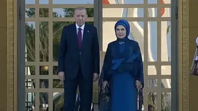 Cumhurbaşkanı Erdoğan, NATO Zirvesi için Külliye'de resepsiyon düzenledi