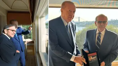 Cumhurbaşkanı Erdoğan'dan Lübnan Başbakanı Selam'a Dedesinin Anıları Hediye