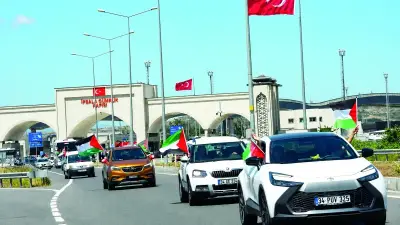 Filistin Konvoyu İstanbul’a Ulaştı: Srebrenitsa’dan Gazze İçin Yola Çıkan Aktivistler Türkiye’de