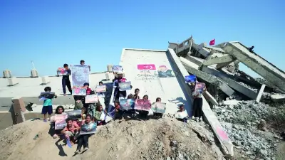 Gazze'de 15 Temmuz'a Anlamlı Destek: Ömer Halisdemir Portresi