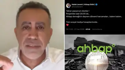 Haluk Levent'ten AHBAP açıklaması: 7 milyar değil 4.39 milyar toplandı
